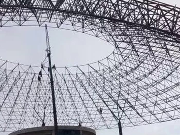 海口篮球馆球形网架厂家价格